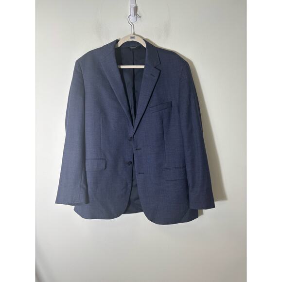 Men's Joseph A. Banks Gray Wool Suit Jacket Sz 44 R 38 Waist - Picture 1 of 2